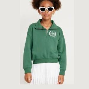 Kids Green sweater polo, size Medium